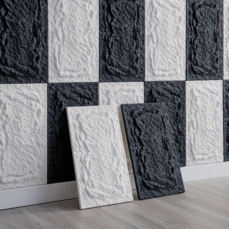 5pcs 3D Decorative Wall Panel 45x25cm