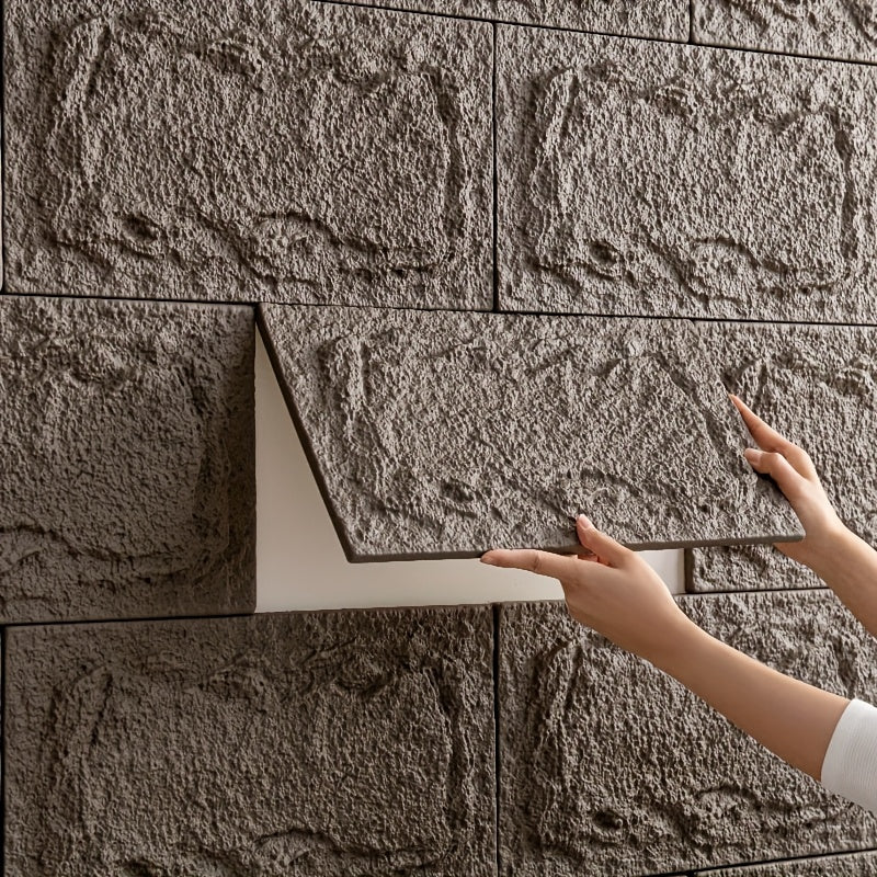 5pcs 3D Decorative Wall Panel 45x25cm