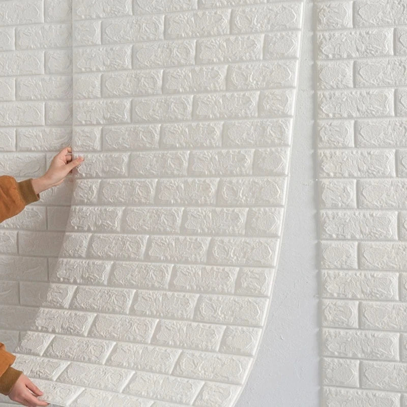 70cmx3m/5m/10m Wallpaper Brick 3D Sticker