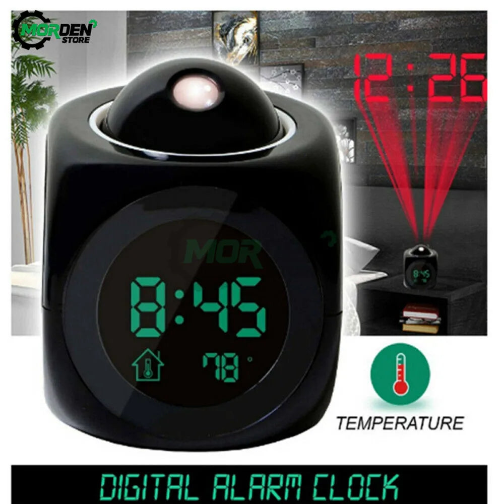Digital Alarm Clock Projector