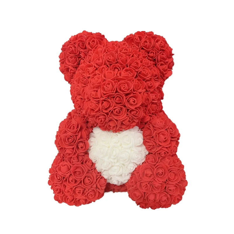 Red Rose Bear 40cm