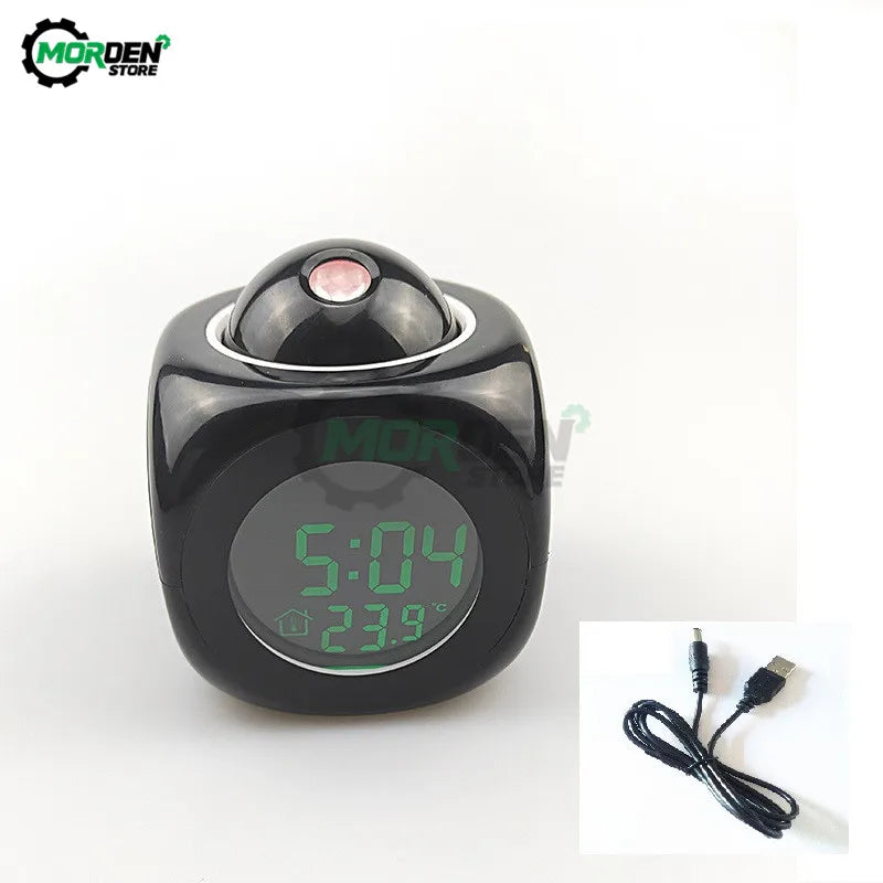 Digital Alarm Clock Projector