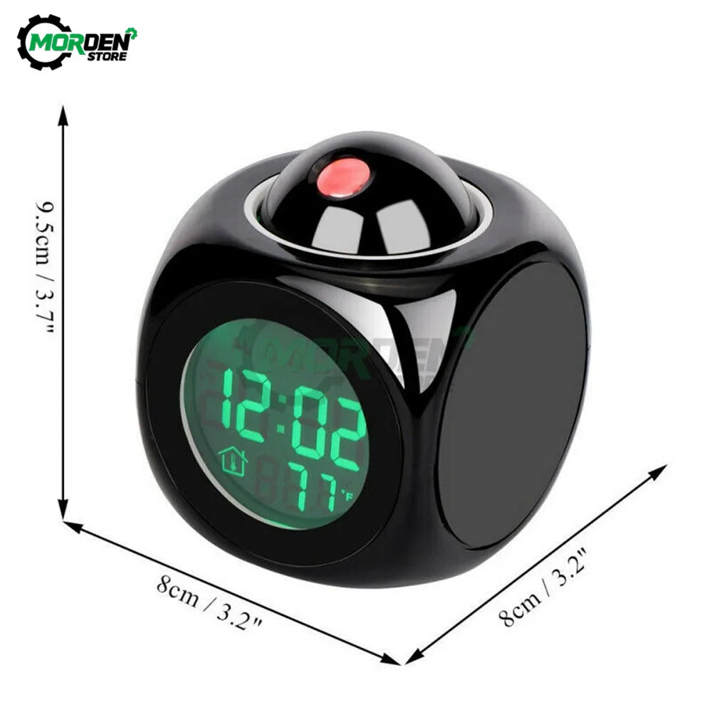 Digital Alarm Clock Projector