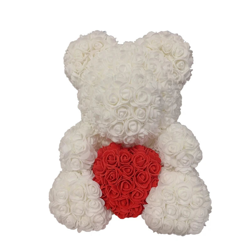 Red Rose Bear 40cm