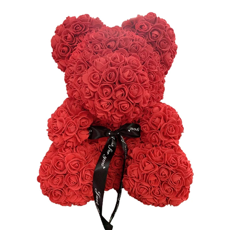 Red Rose Bear 40cm