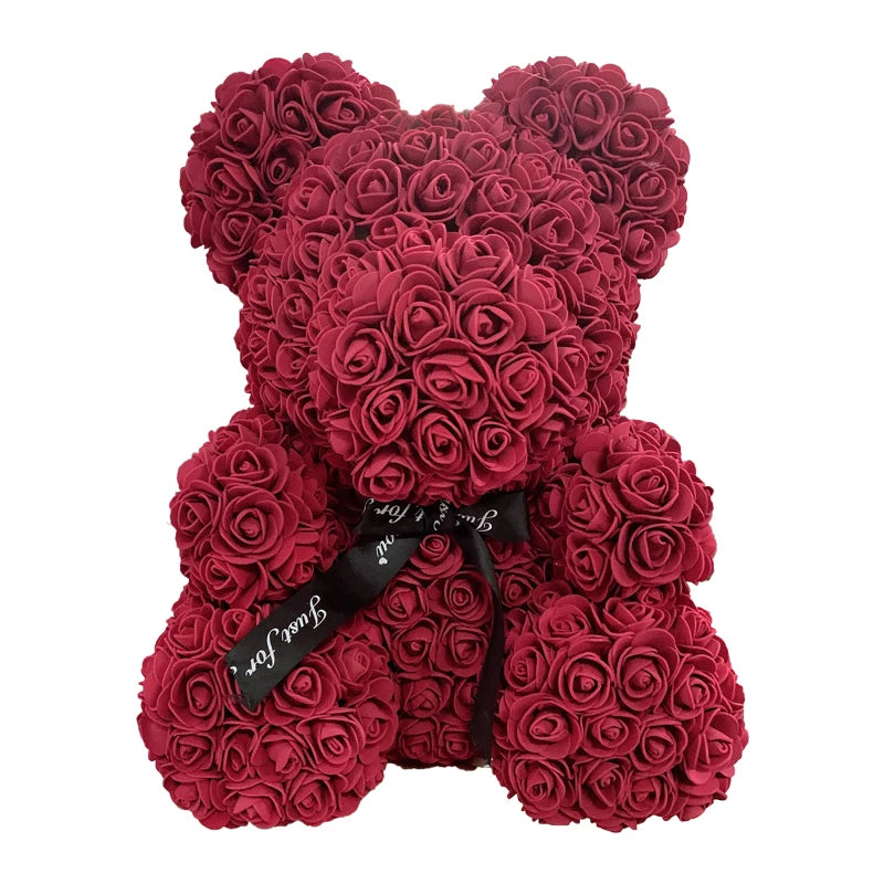 Red Rose Bear 40cm