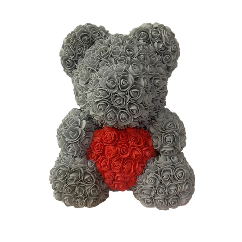 Red Rose Bear 40cm