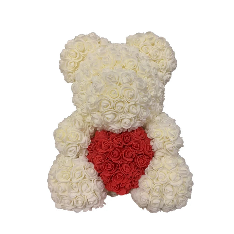 Red Rose Bear 40cm