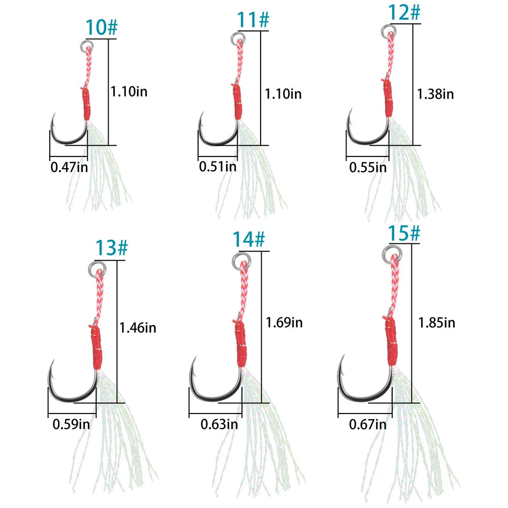 20Pcs/lot Assist Fishing hook