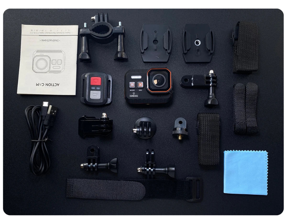 Waterproof Action Camera 4K60FPS With Remote Control