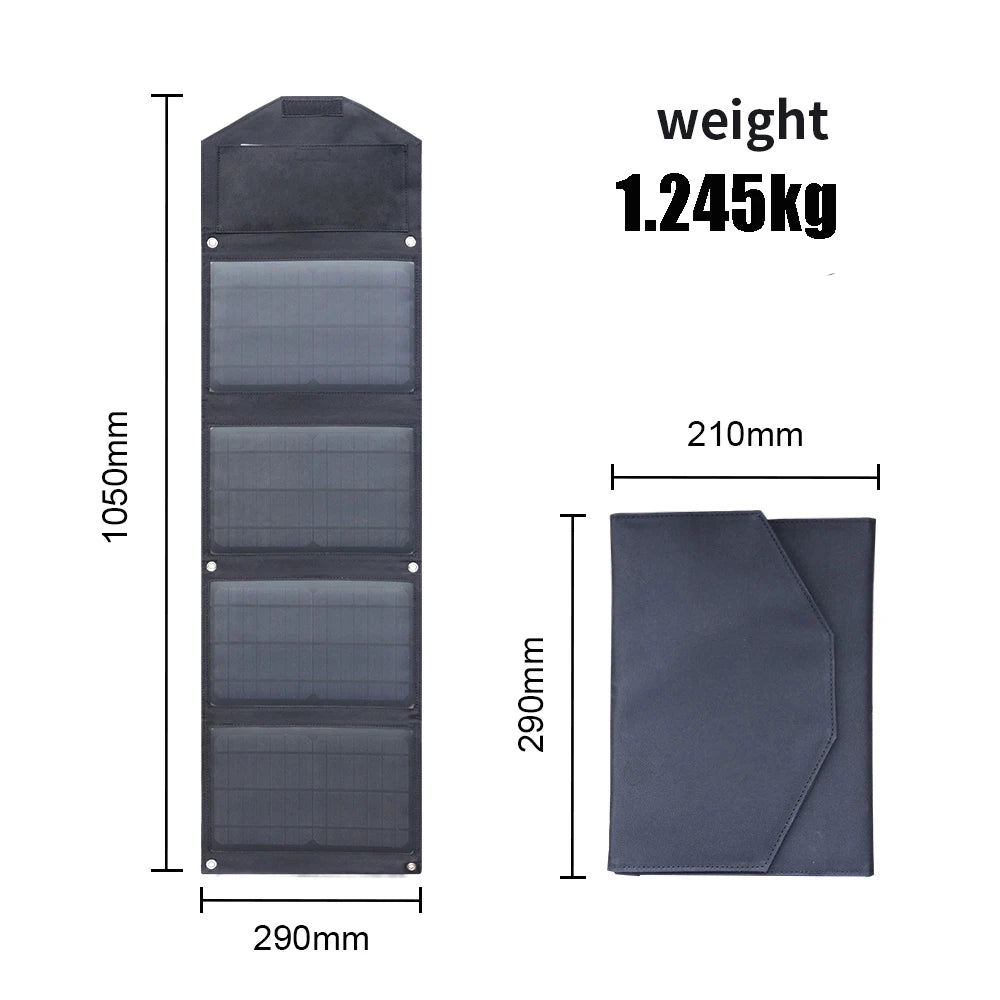 40w foldable solar pane