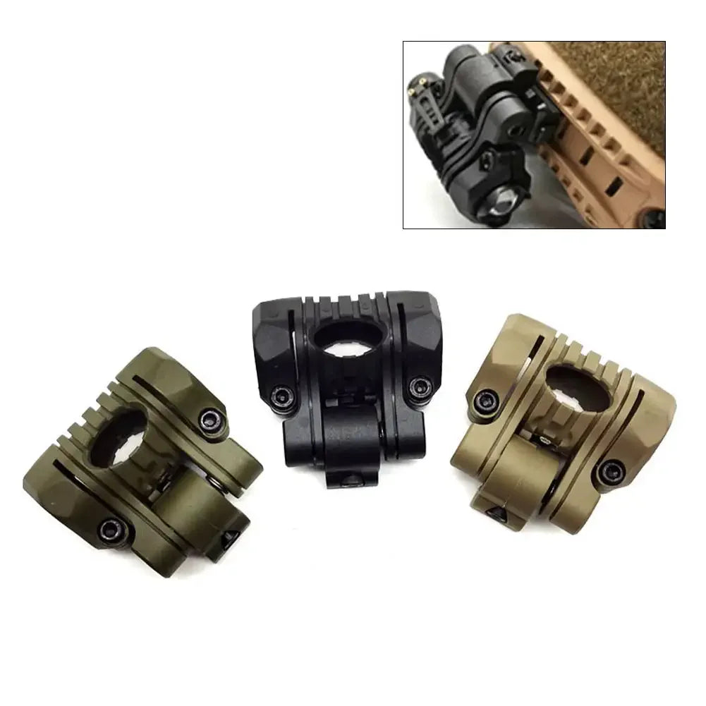 Helmet Flashlight with adapter