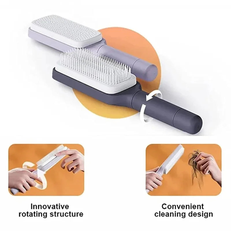 Self Cleaning Hair Brush