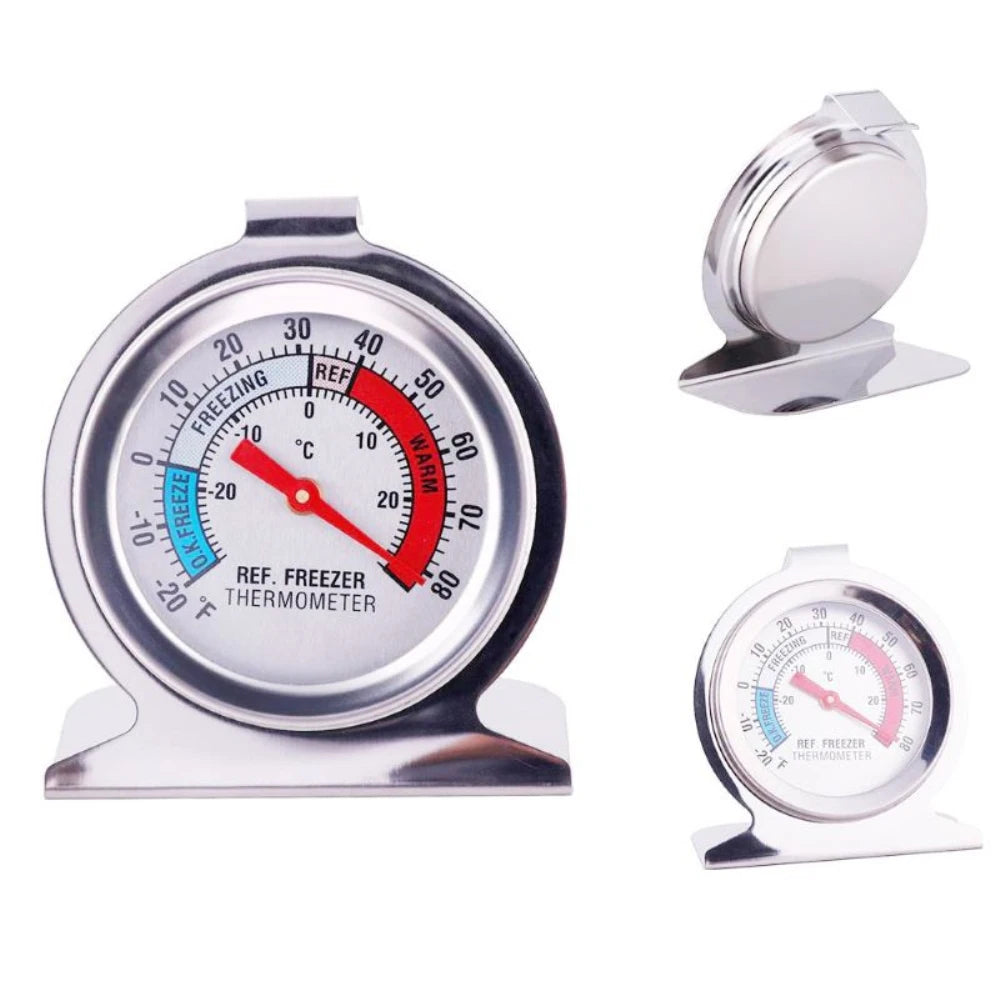 Stainless Steel Mini Fridge Thermometer -30 To 30°C
