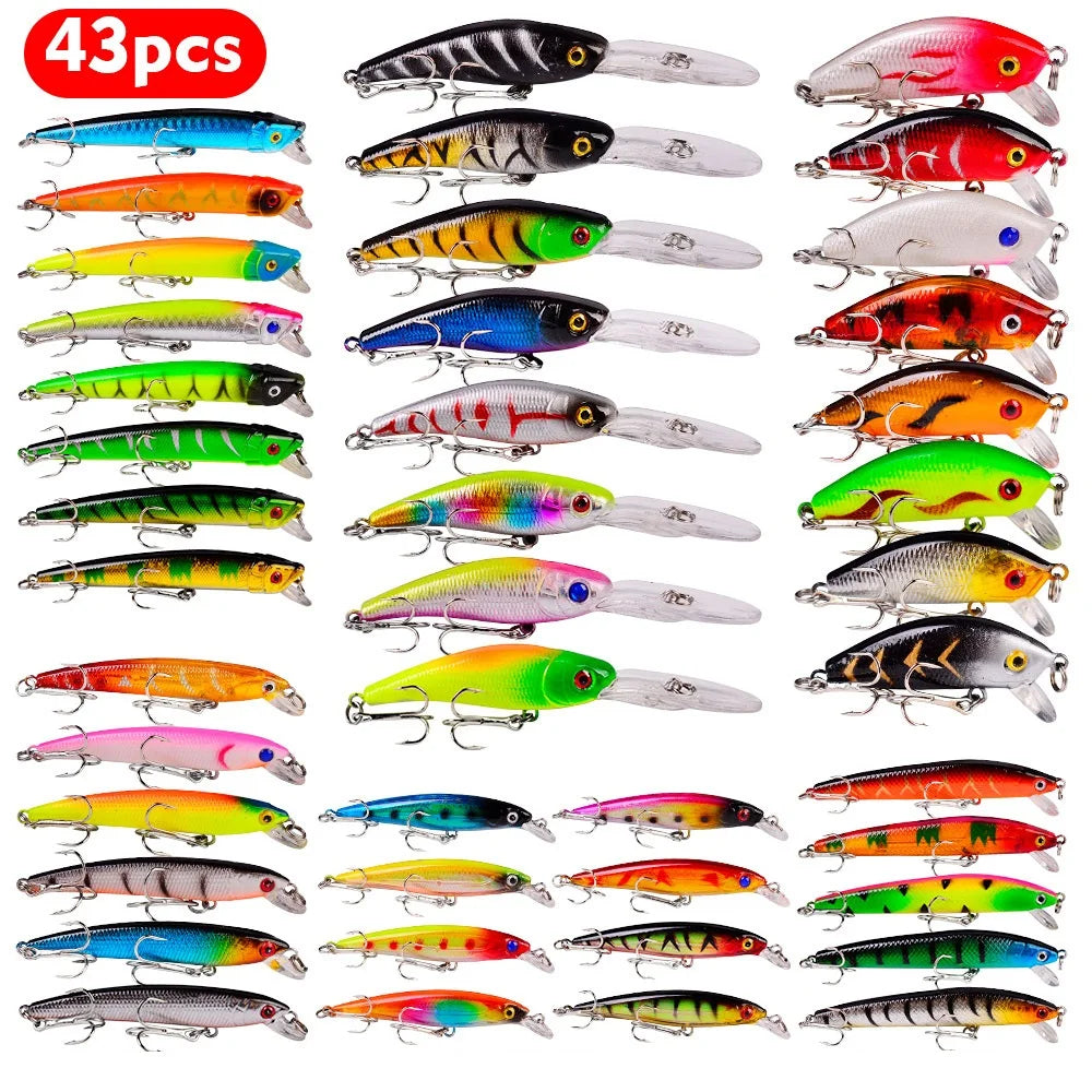 Fishing Lure Set Minnow Floating Lures