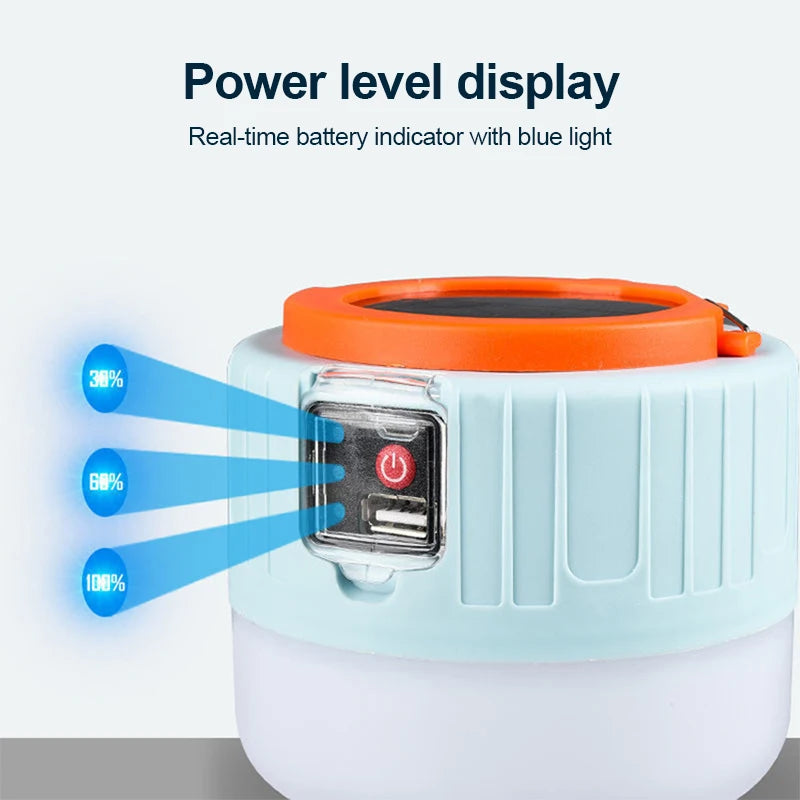 Waterproof Solar LED Camping Light
