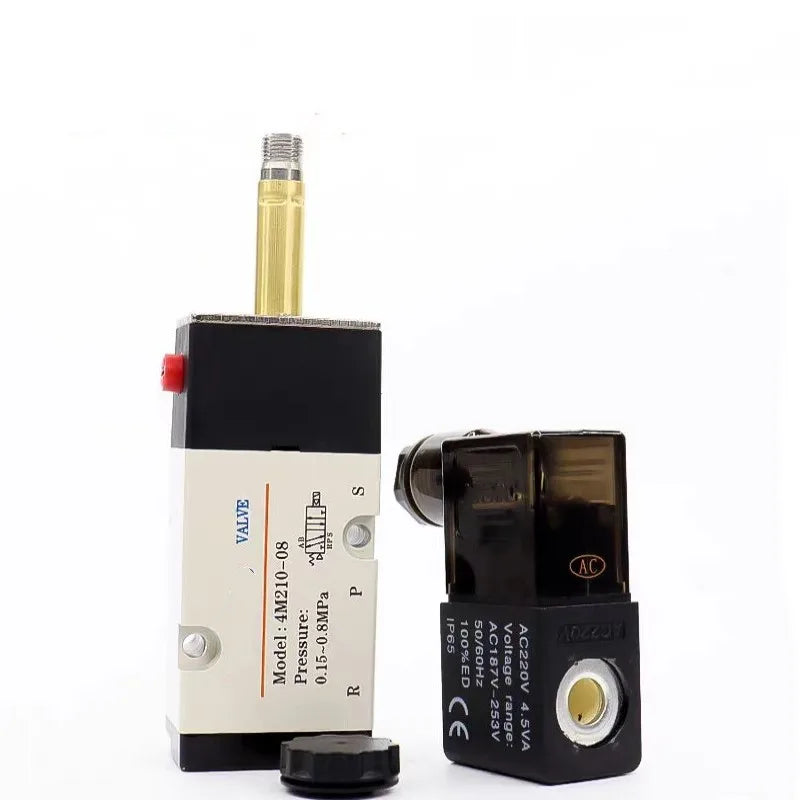4M210-08 4M310-08 4M410-10 Pneumatic Electric Solenoid Valve