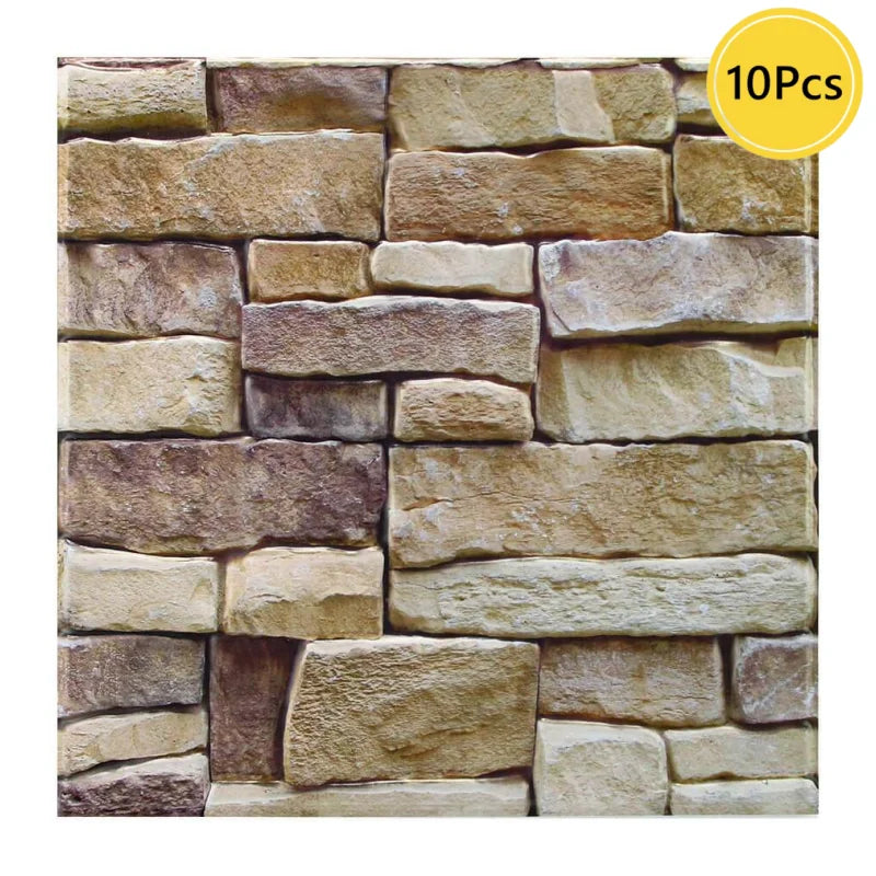 10pcs 3D Tile Wall Panel