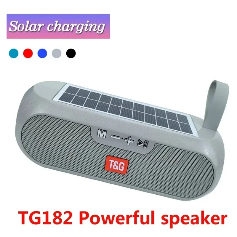 T&G TG182 Solar Charging Portable Bluetooth Stereo