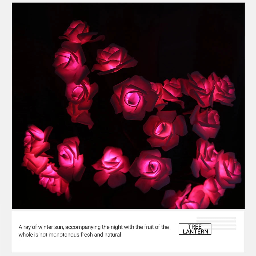 LED Rose Tree Lamp