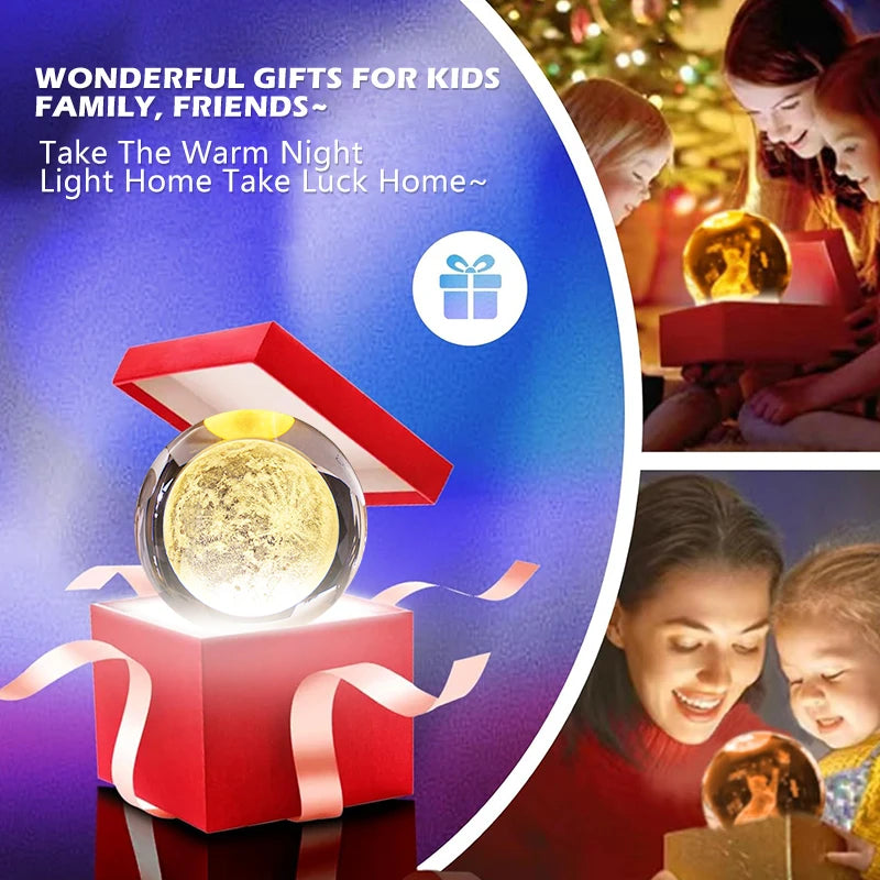 Crystal Ball Night Light LED