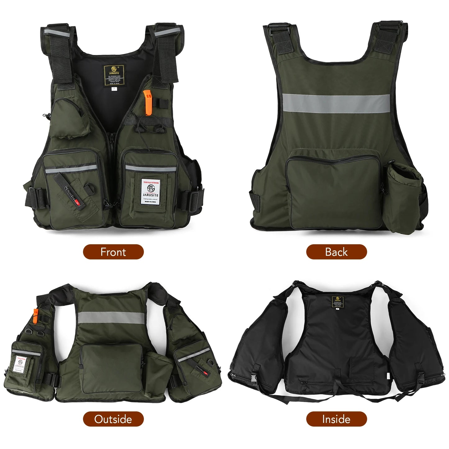 Multi-Pockets Fishing Jacket