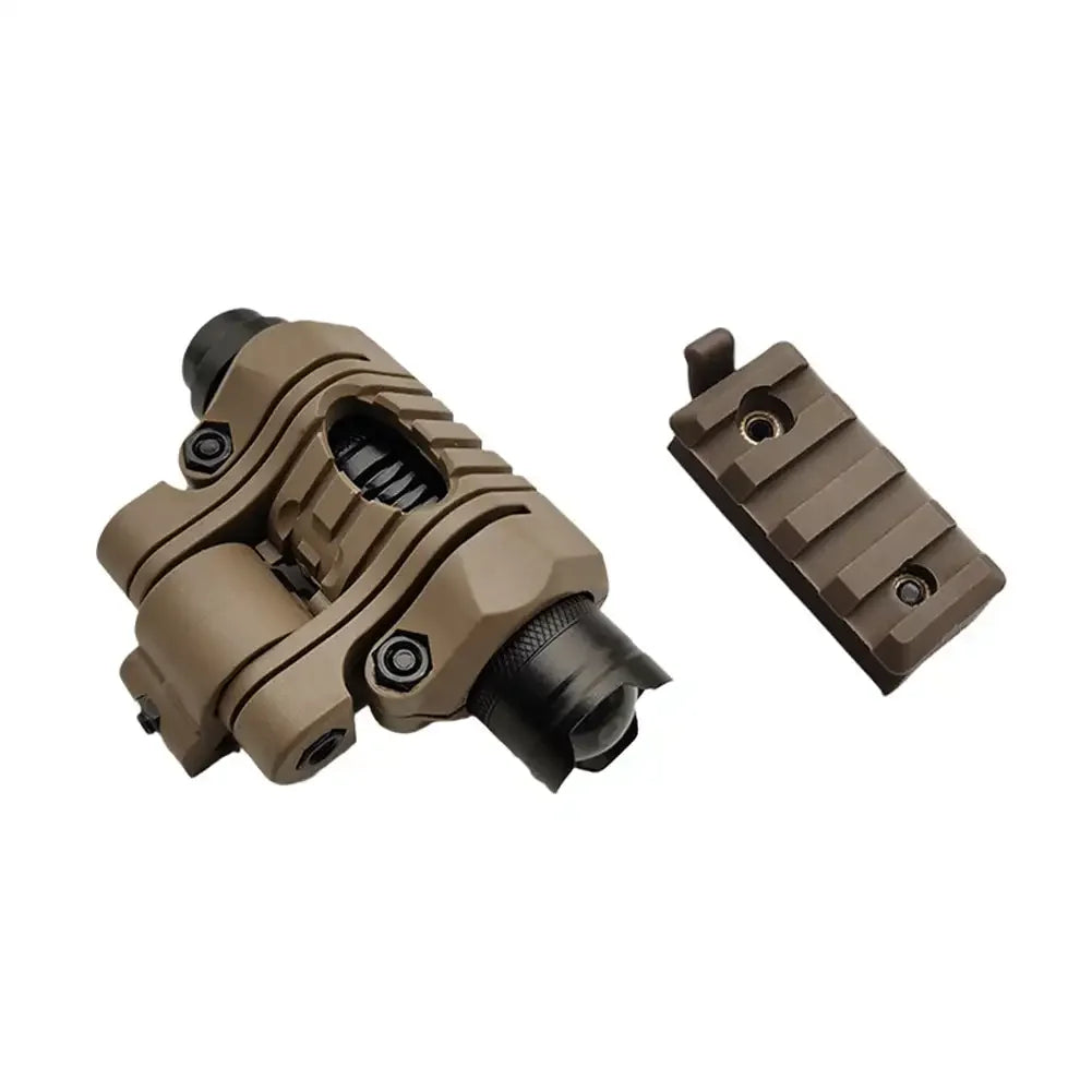 Helmet Flashlight with adapter
