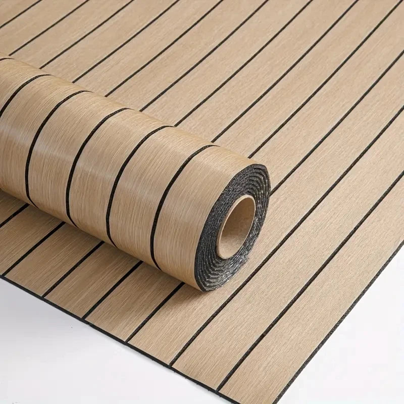 3D wood grain self-adhesive wallpaper