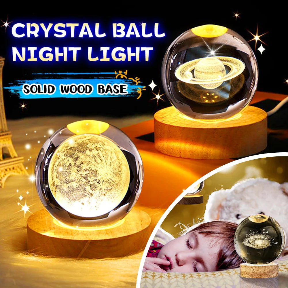 Crystal Ball Night Light LED