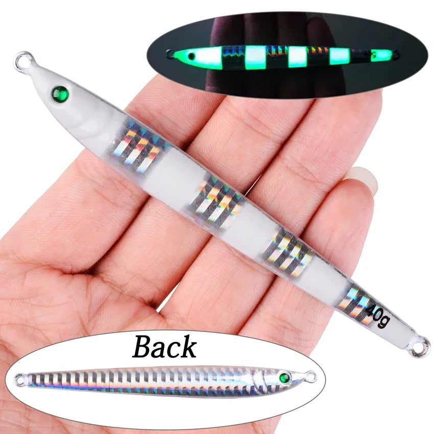 5Pcs Slow Long Metal Jig