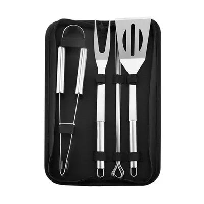 Stainless steel barbecue set
