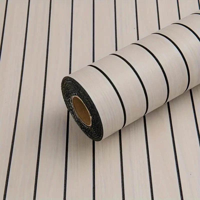 3D wood grain self-adhesive wallpaper