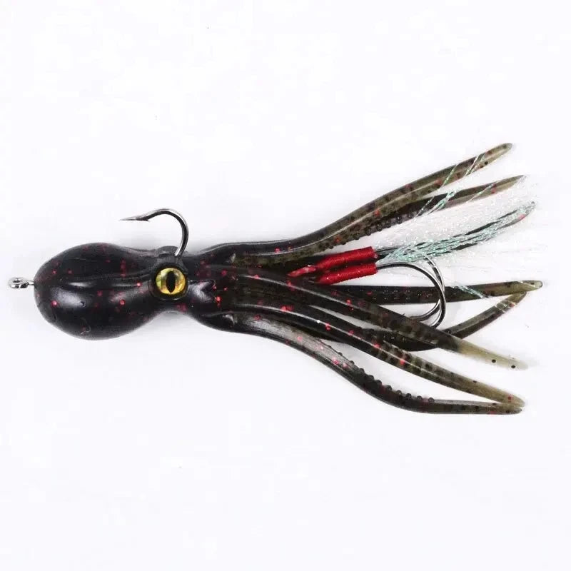 Octopus Soft Lure Double Hook 21g/11cm