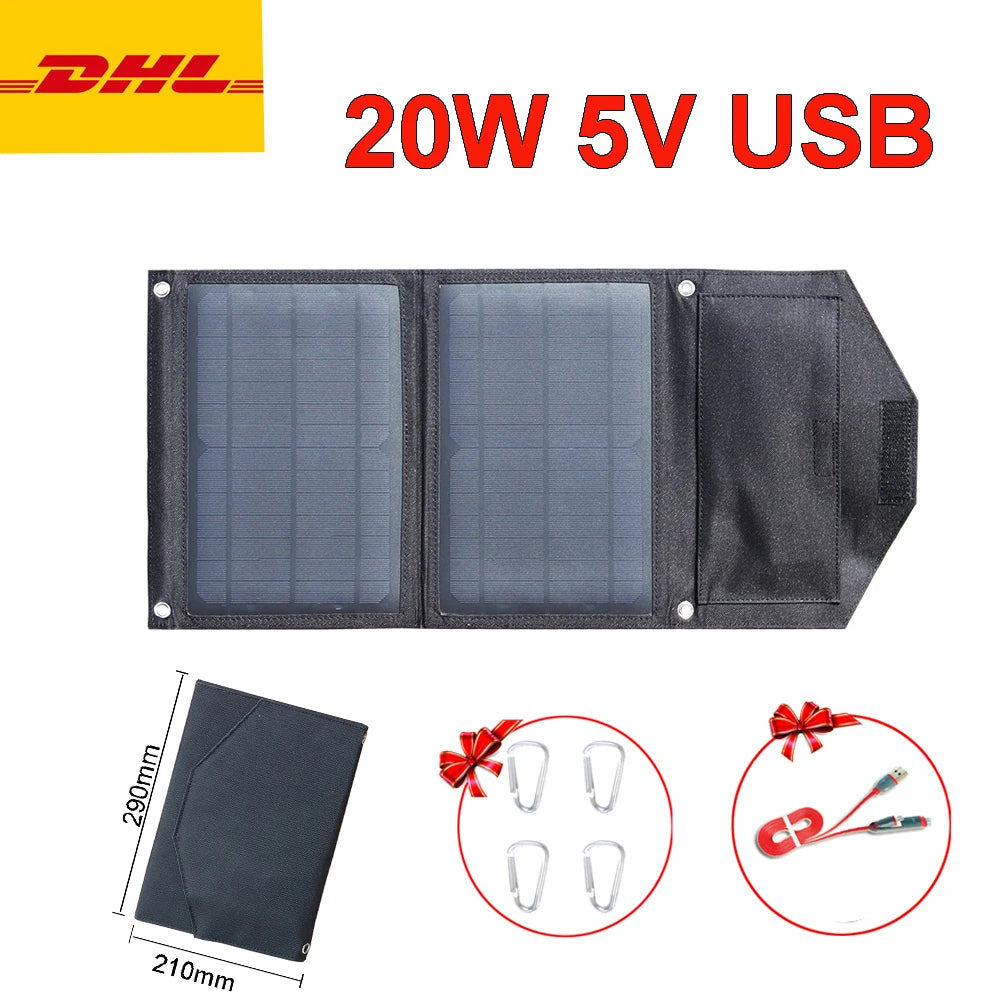 40w foldable solar pane