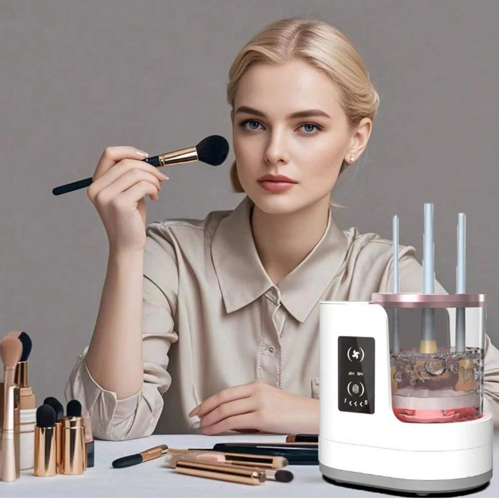 3 IN 1 Electric Makeup Brush Cleaner Machine
