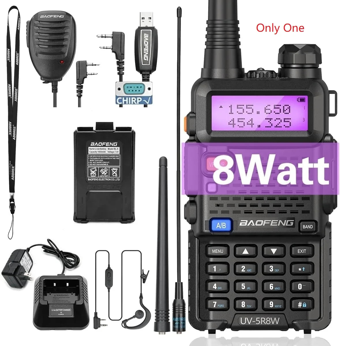 Set of 2, BaoFeng UV-5R 8W Radio
