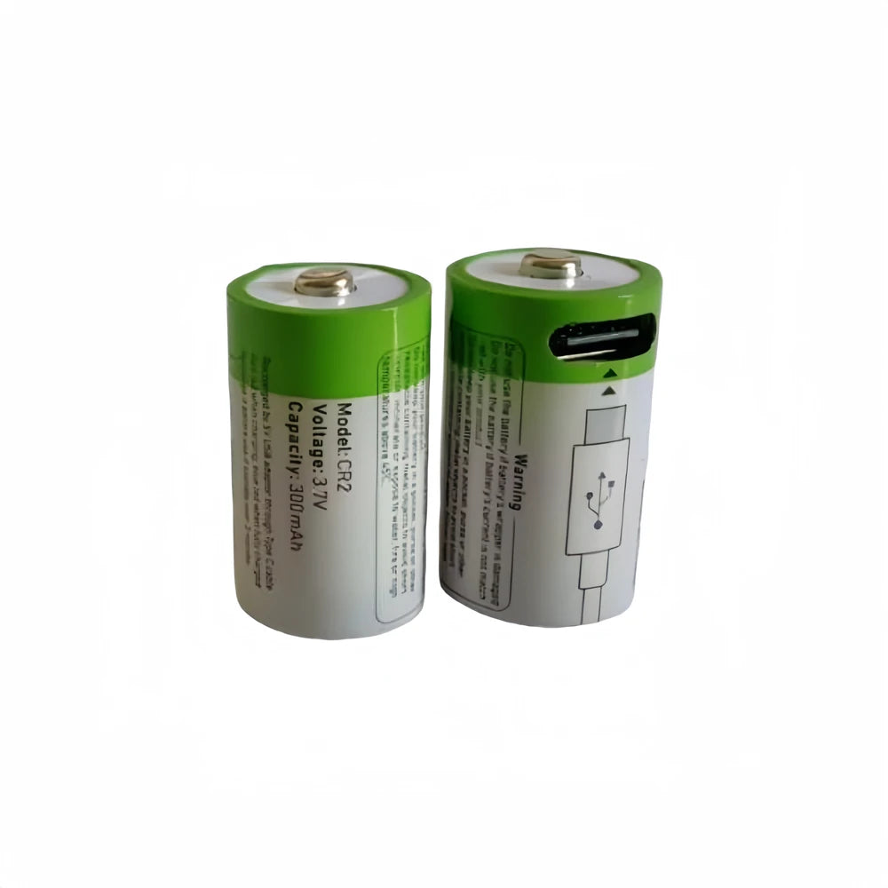 6PCS CR2 rechargeable battery 300mAh 3.7V