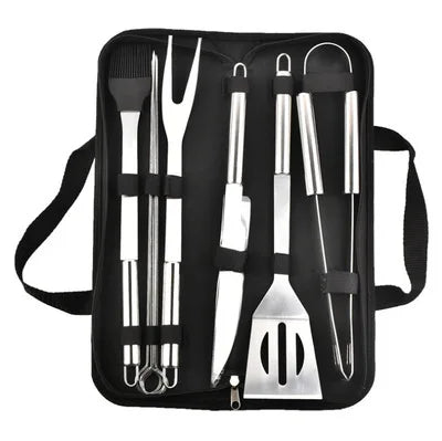 Stainless steel barbecue set