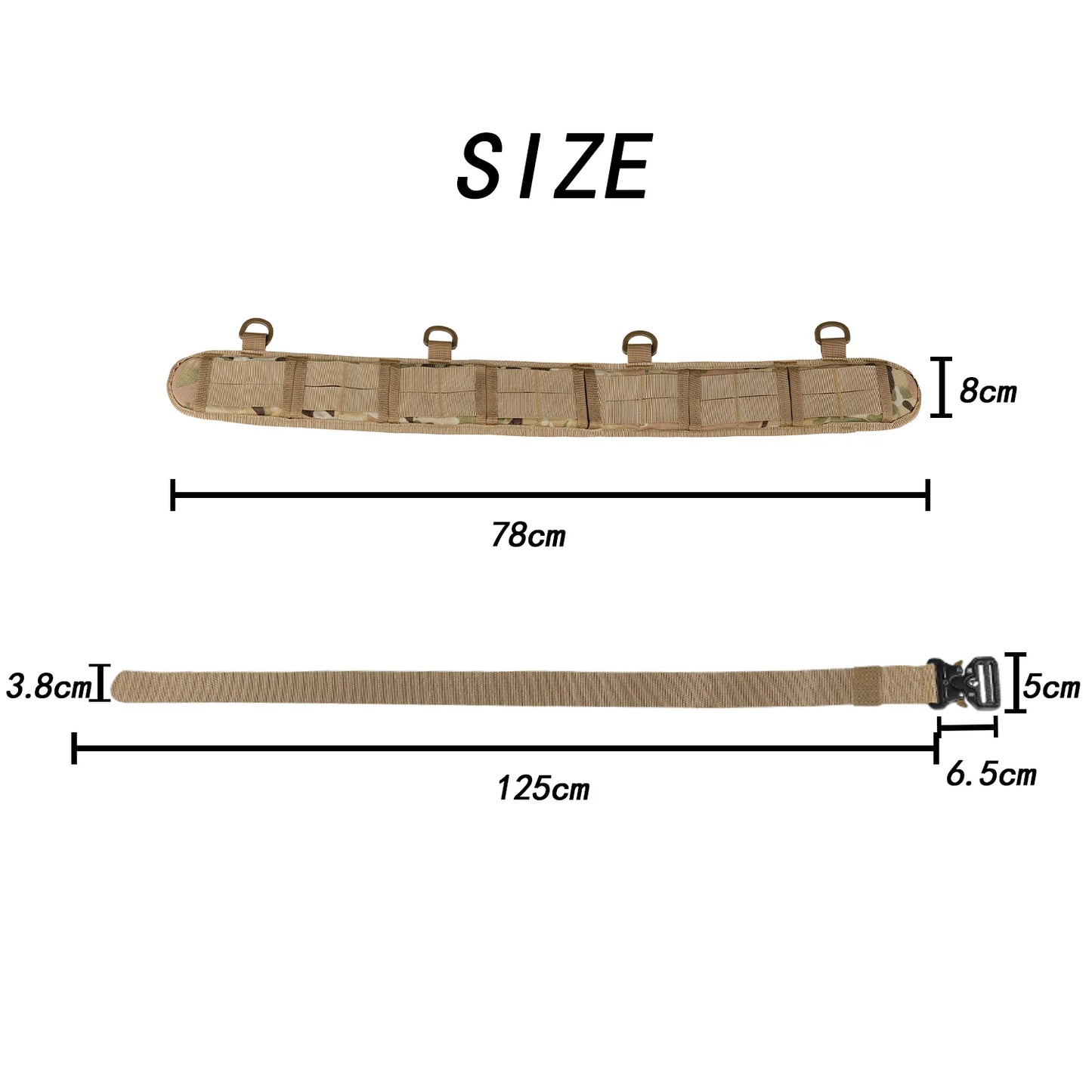 JSJM Adjustable Tactical Belt Adjustable