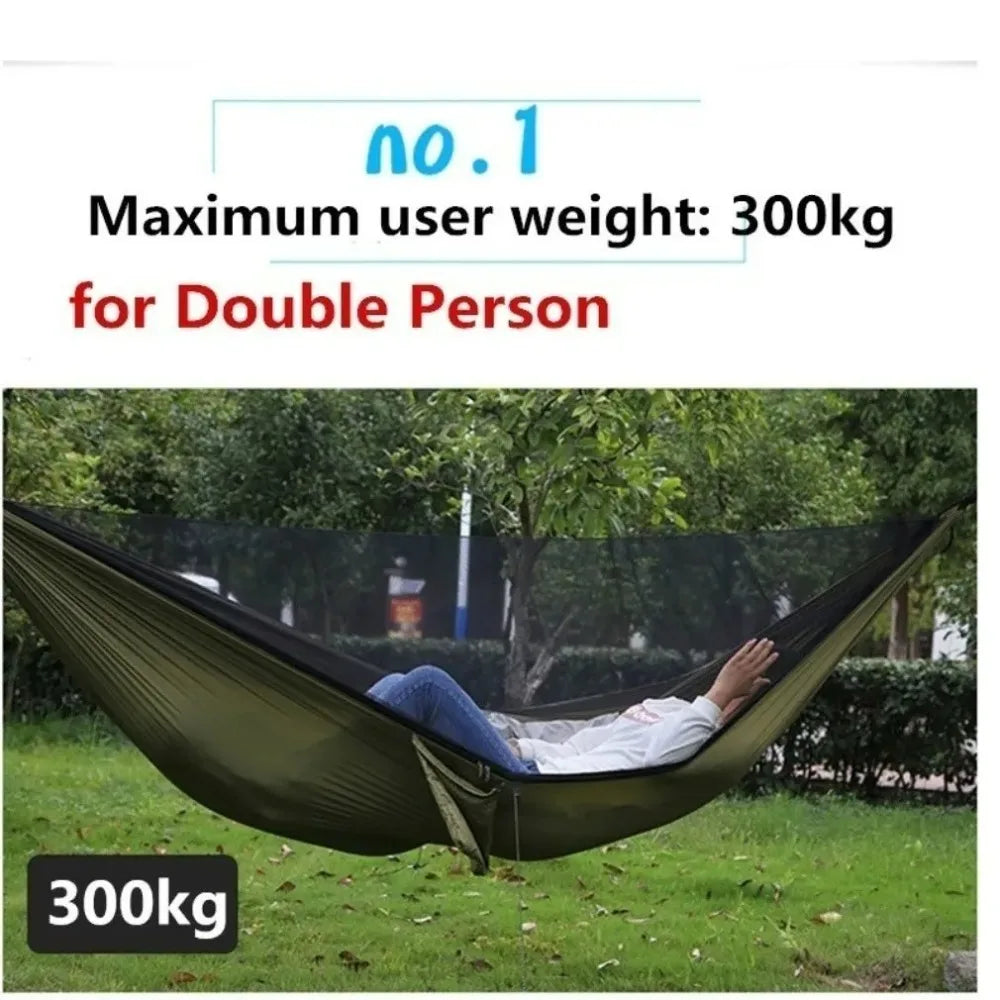 ZG Camping Hammock With Mosquito Net 250x120cm