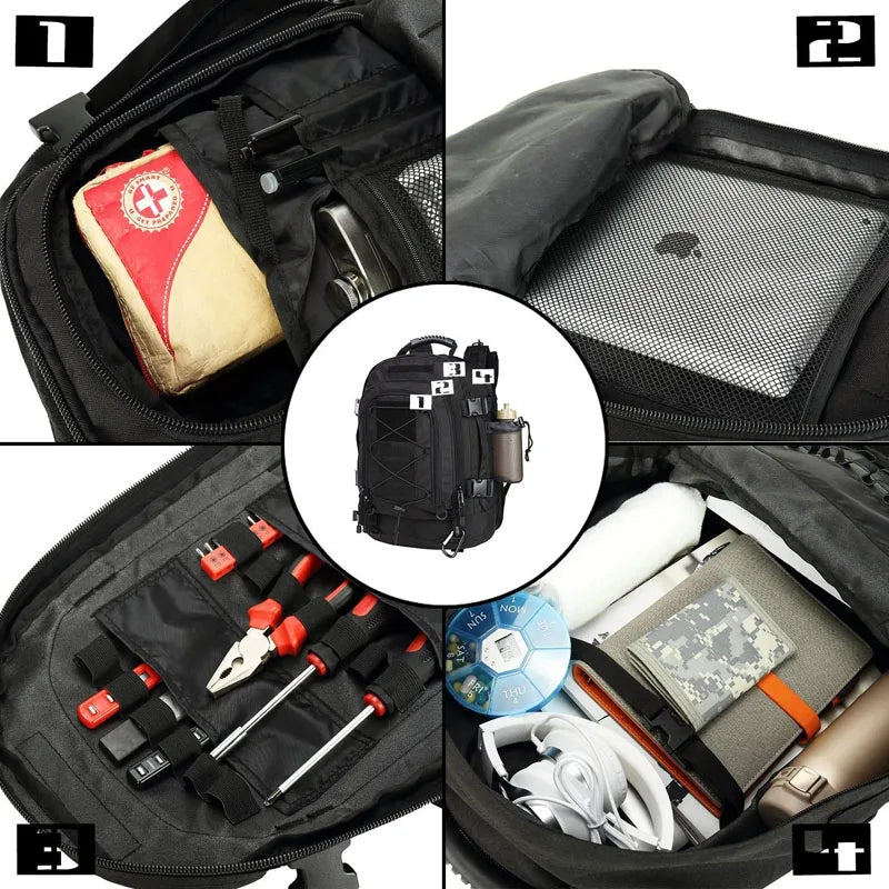 LQARMY 60L Tactical Backpack