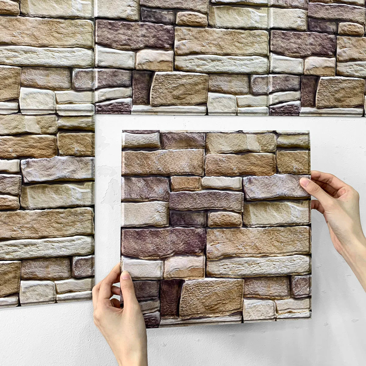 10pcs 3D Tile Wall Panel
