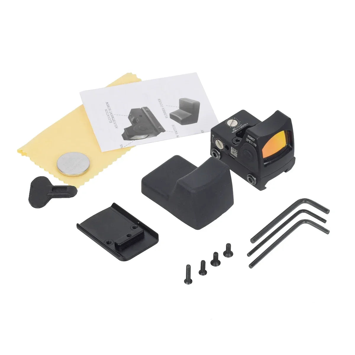 Mini RMR Red Dot Sight Scope Fit 20mm Rail