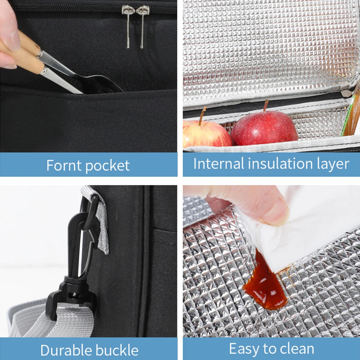 Ιnsulated waterproof lunch bag