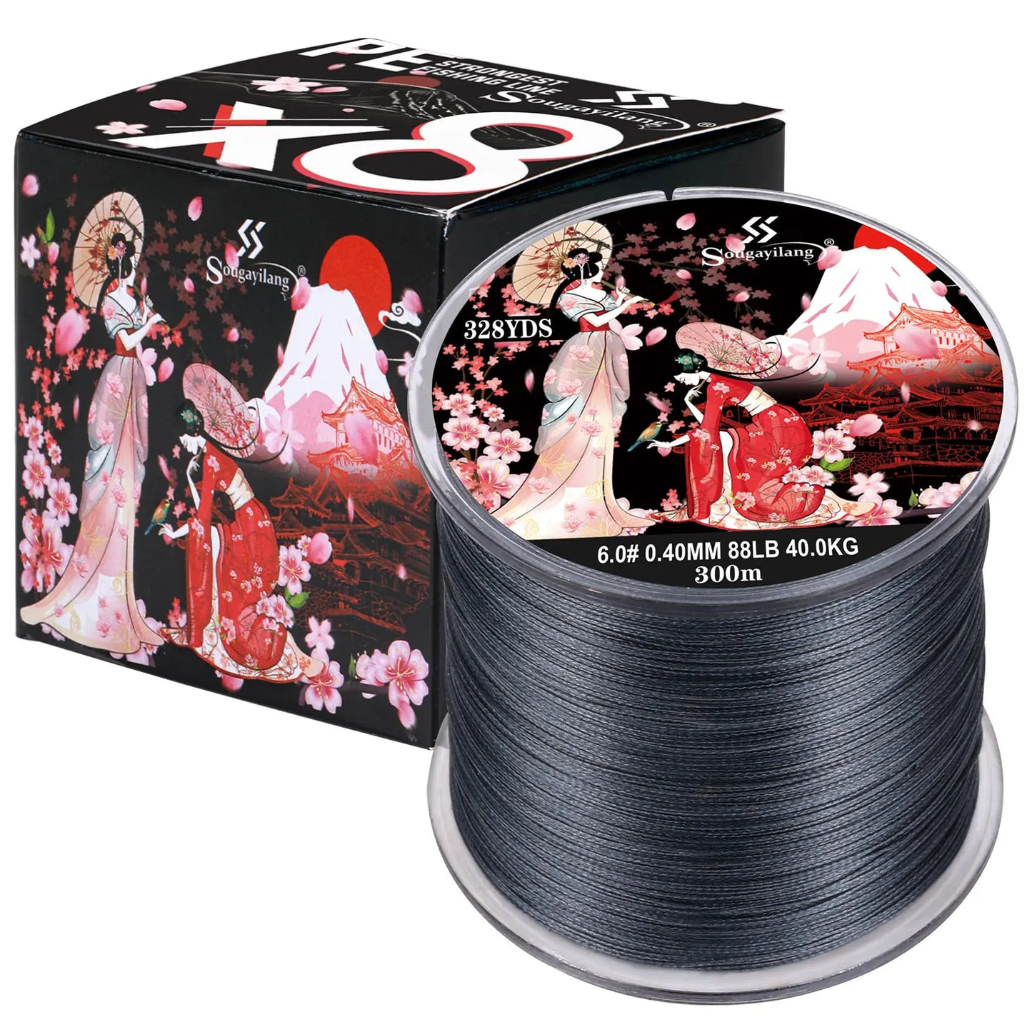 8 Strands Braided Fishing Line 100M 300M
