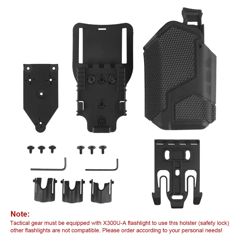 Tactical Surefir X300U Flashlight Universal Holster