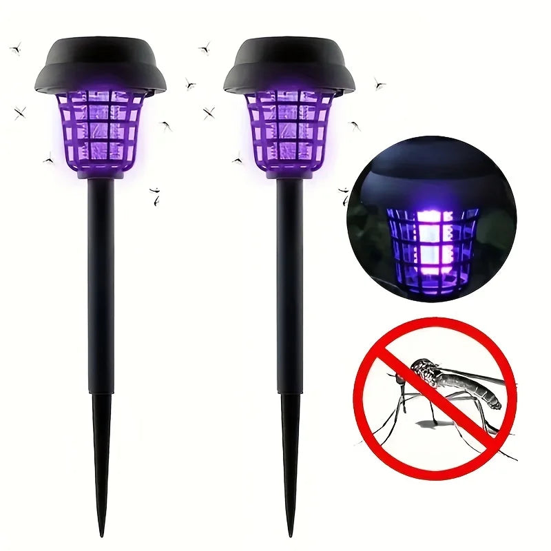 2pcs, Solar Mosquito Killer Lamp