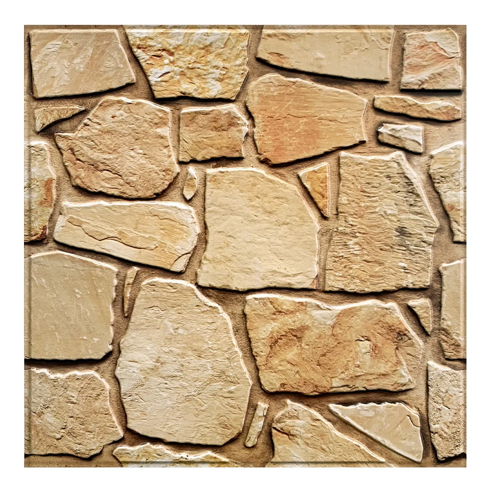 10pcs 3D Stone Wall Panels