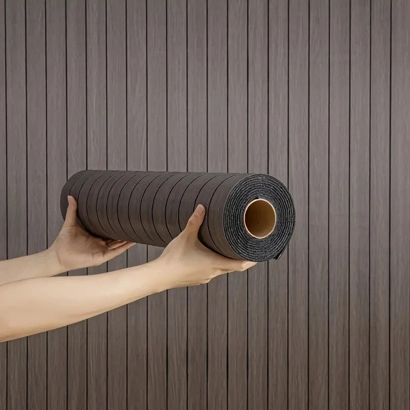 3D wood grain self-adhesive wallpaper