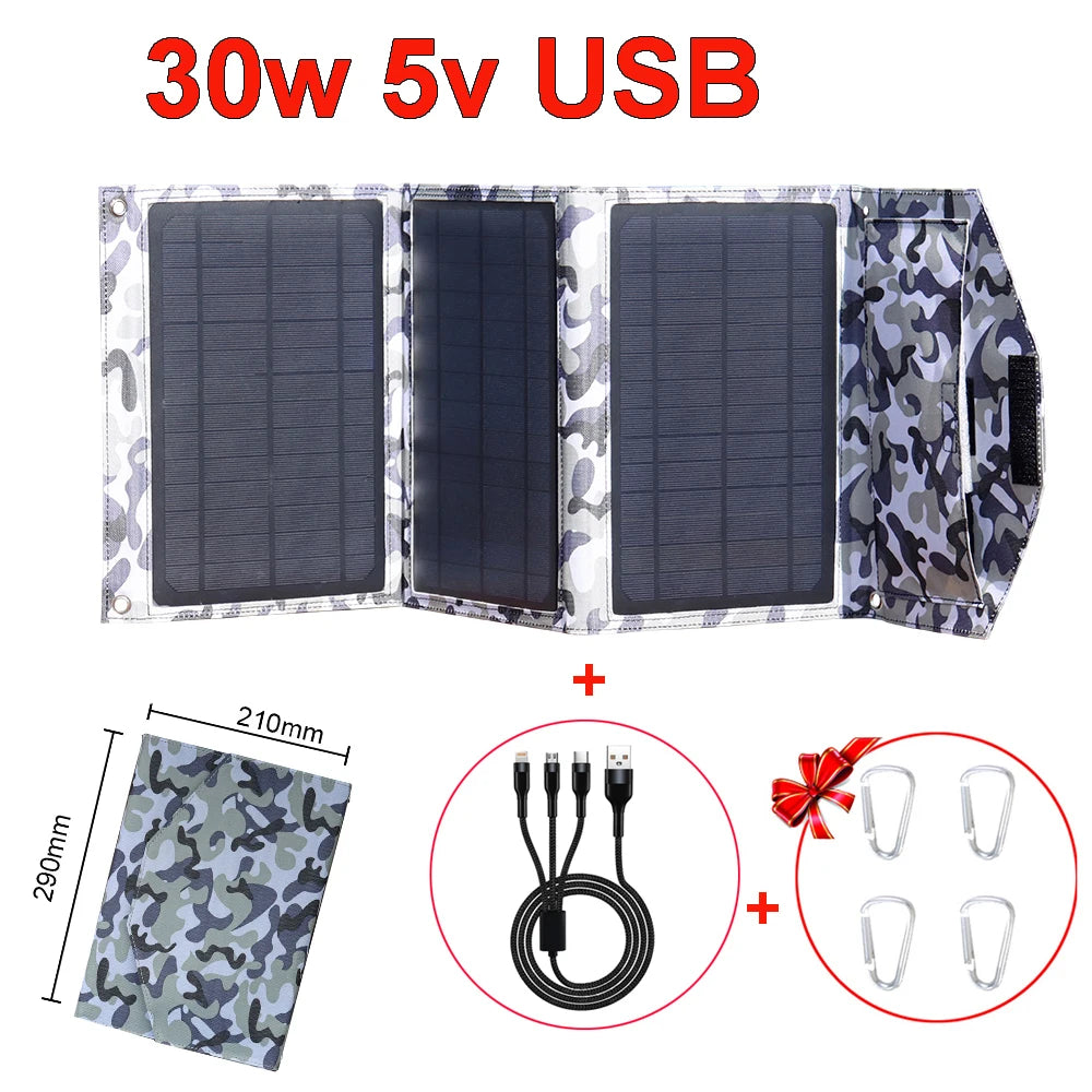 40w foldable solar pane
